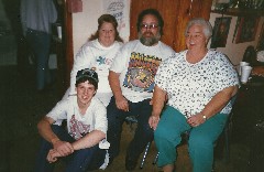 Karen, Jim, Thelma, Steve Fry